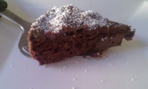 Almost Fat Free Chocolate Cake with Chia Seeds!