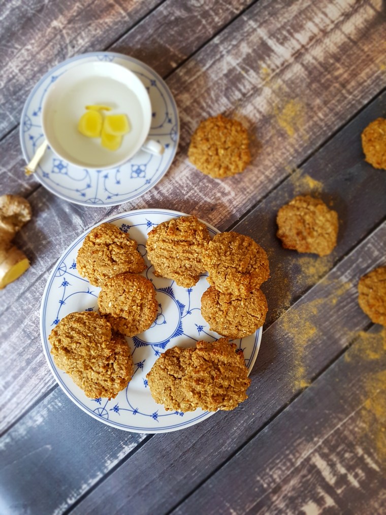 Vegan Ginger Snap Biscuits