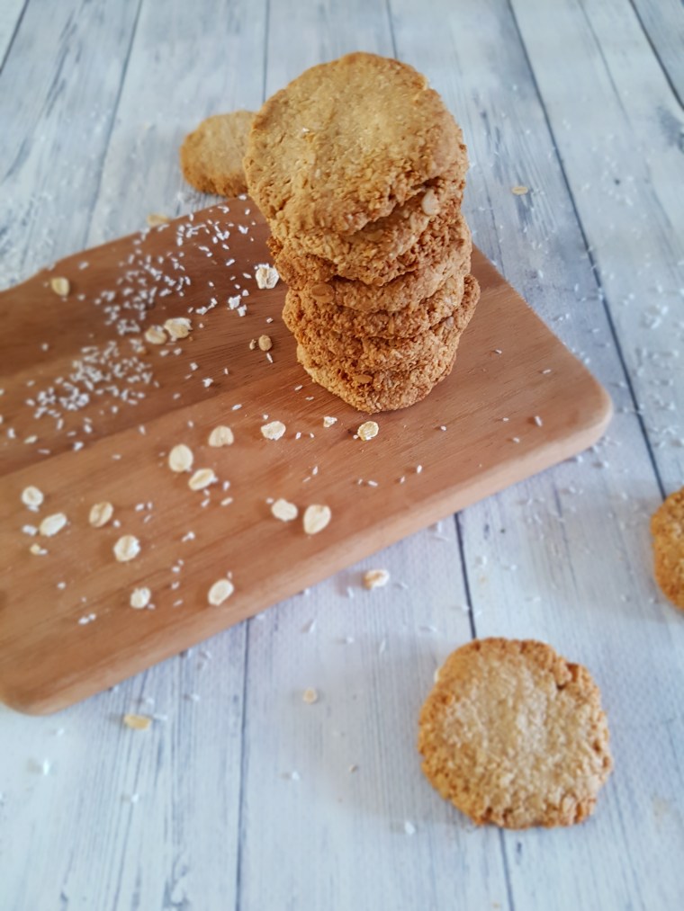 Healthy Anzac Biscuits