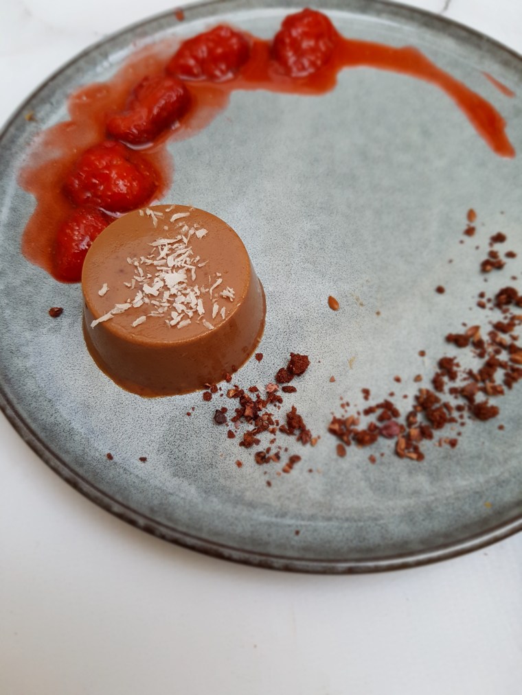 Vegan Chocolate Coconut Panna Cotta