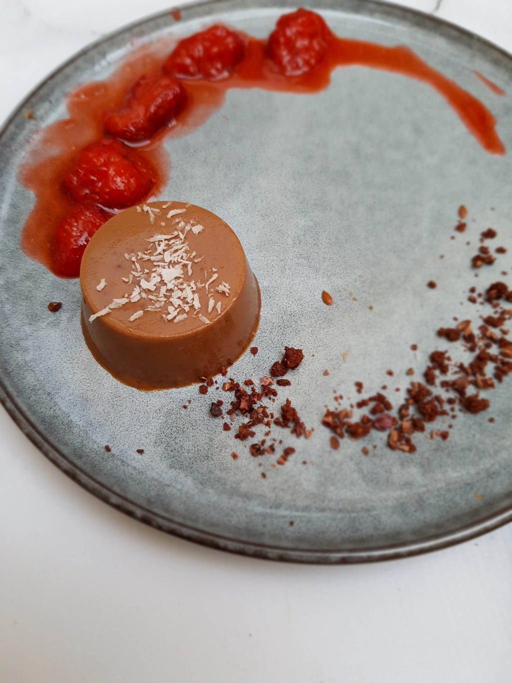 Vegan Chocolate Coconut Panna Cotta