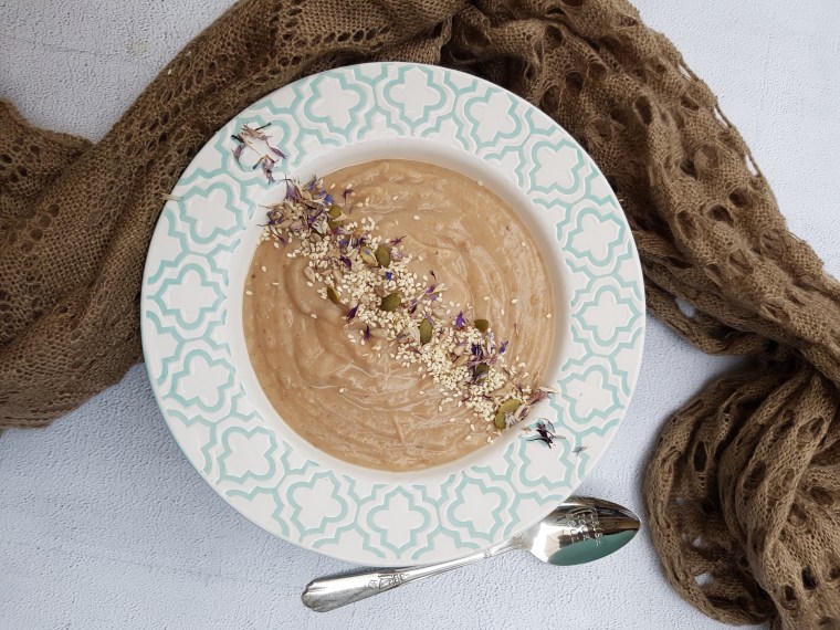 Skinny Parsnip and Peanut Soup