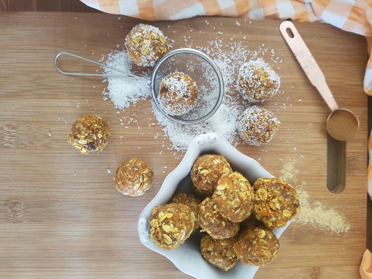 Carrot Cake Bliss Balls