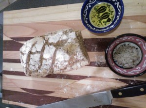 Delicious Gluten Free bread with Olive Oil and Sea Salt or...