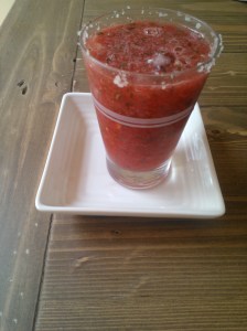 Refreshing watermelon slushie - healthy, easy and yummy!