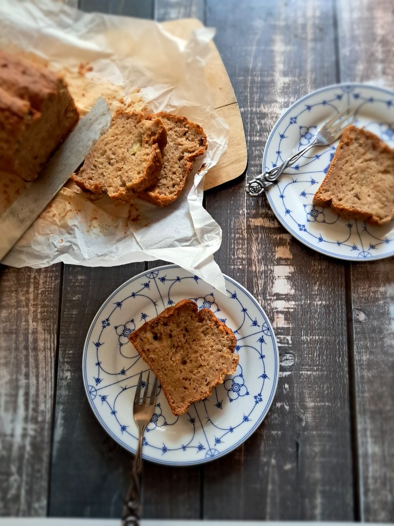 Healthy fat free banana bread